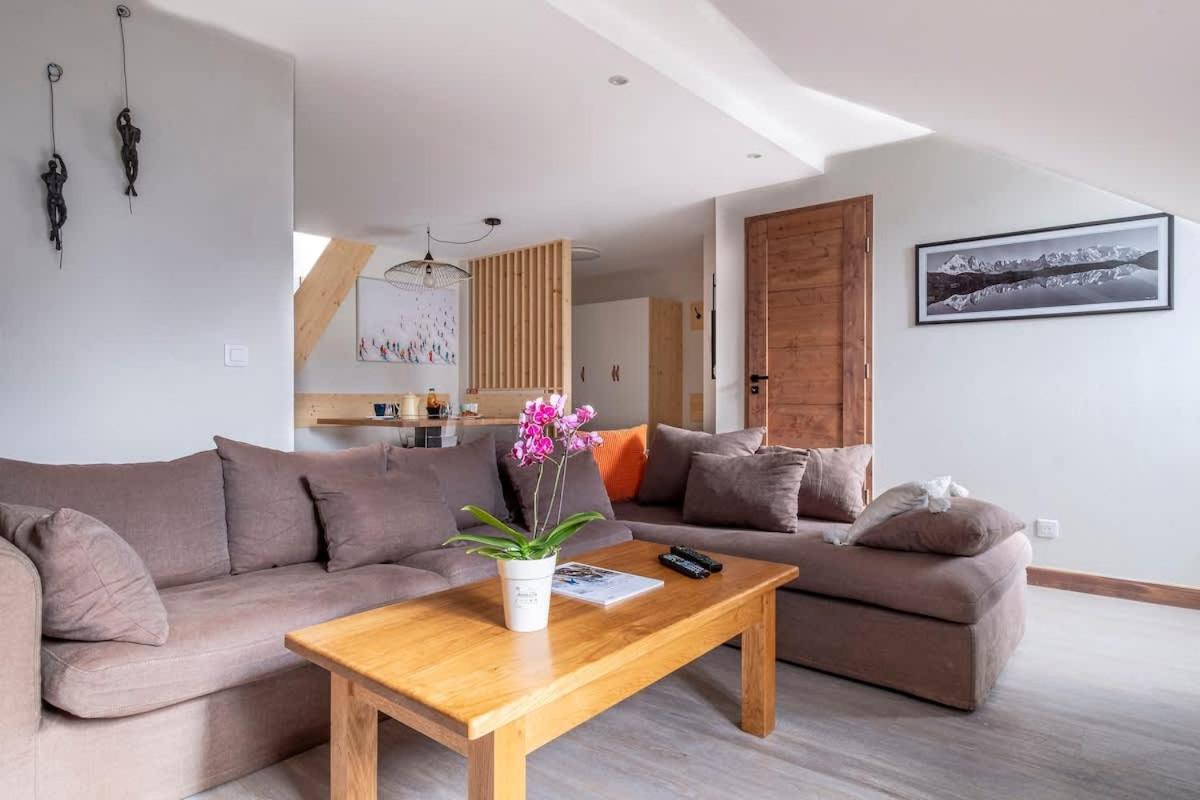 L'Appart 52, Magnifique Duplex En Plein Coeur De Chamonix-Mont-Blanc Dış mekan fotoğraf